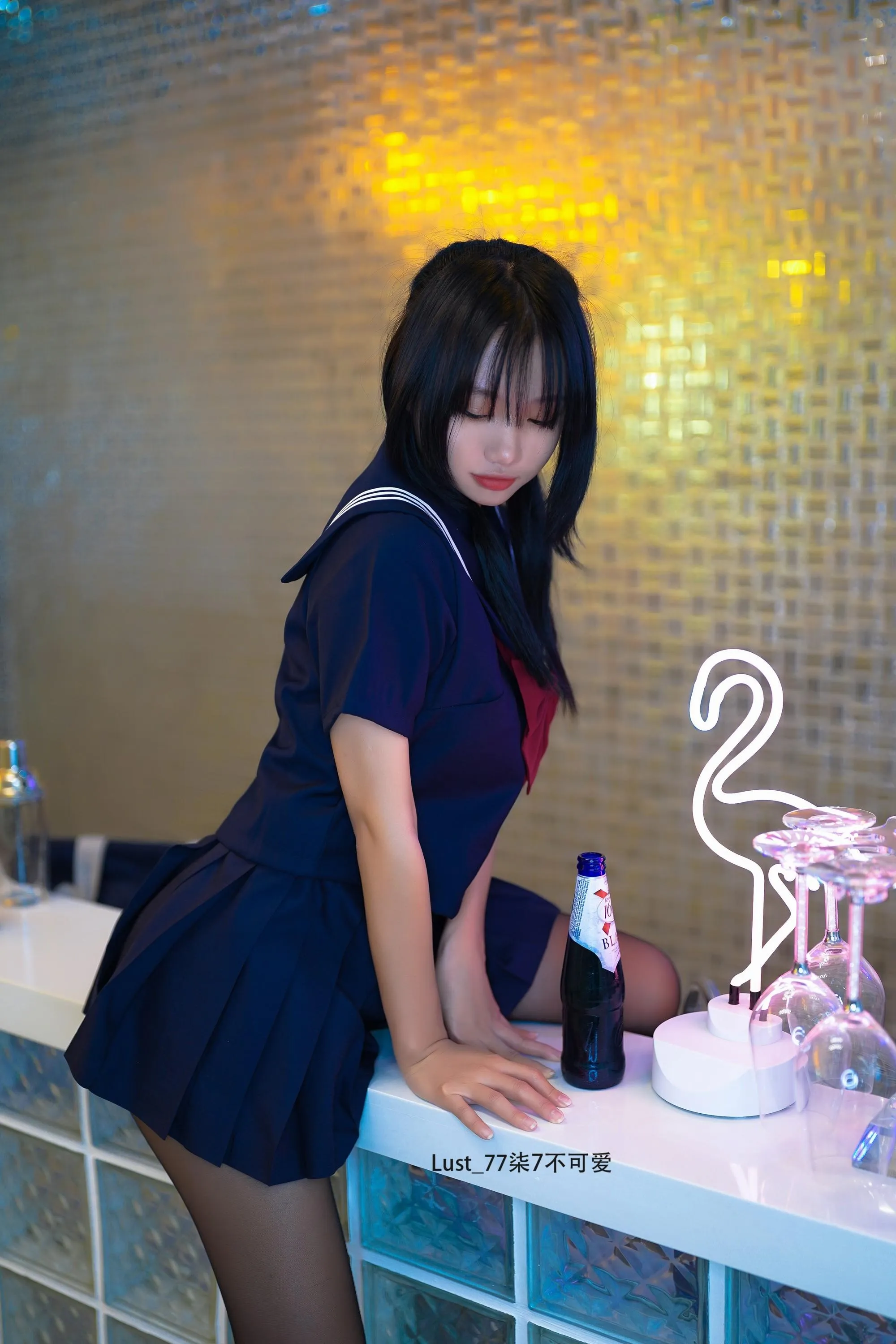 柒柒要乖额 – NO.030 反差JK少女 [182P]插图2
